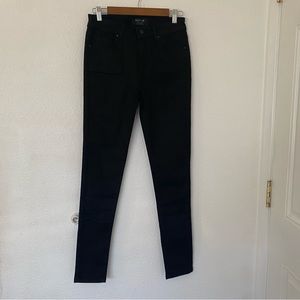 Black DSTLD high rise skinny jeans